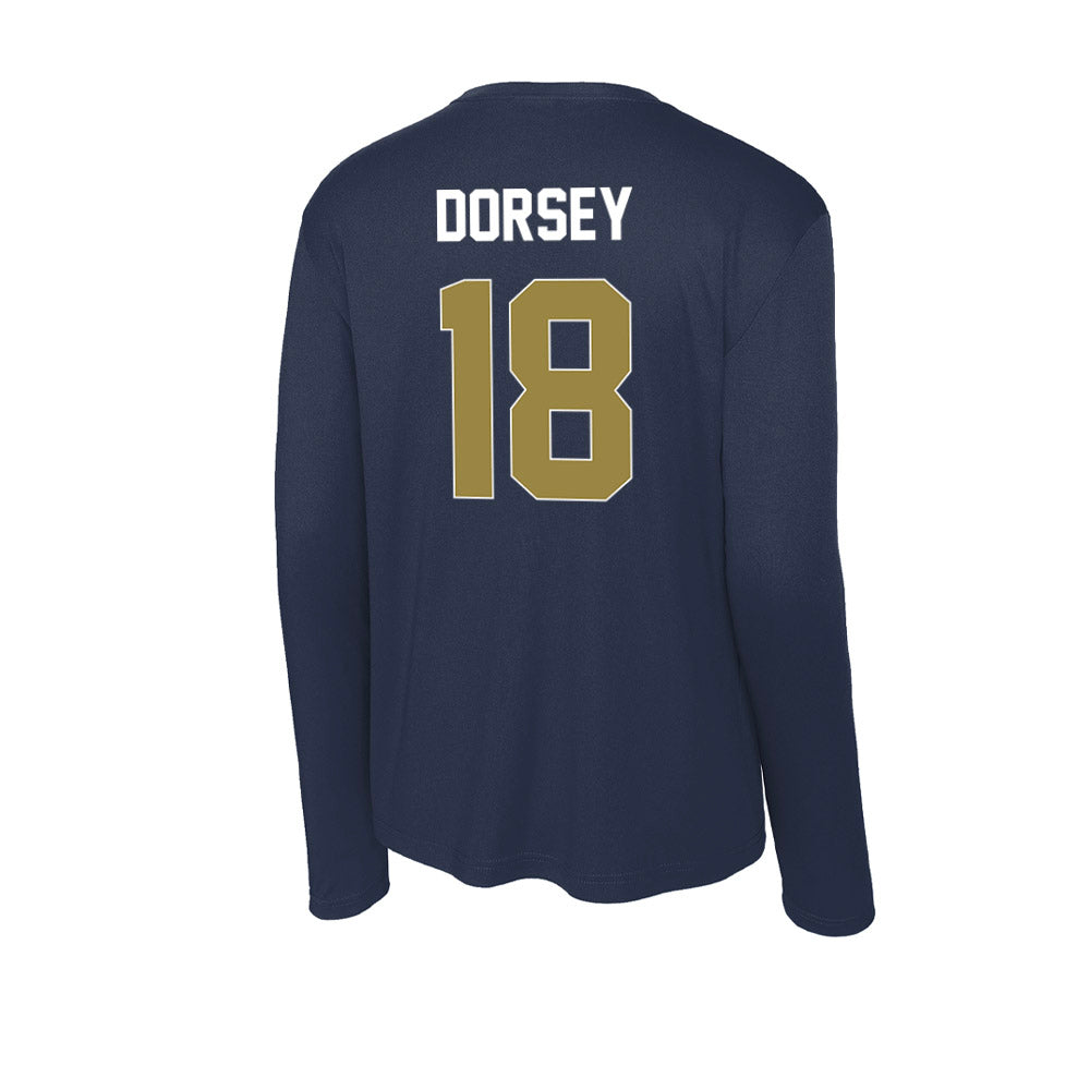 Georgia Southern - NCAA Football : KD Dorsey - Activewear Long Sleeve T-Shirt-1