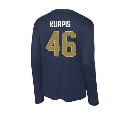 Georgia Southern - NCAA Football : Gavin Kurpis - Activewear Long Sleeve T-Shirt-1
