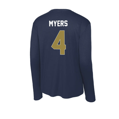 Georgia Southern - NCAA Baseball : Jack Myers - Activewear Long Sleeve T-Shirt-1