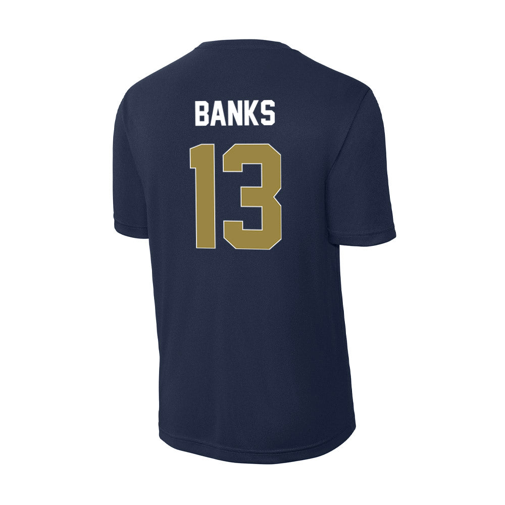 Georgia Southern - NCAA Men's Basketball : Eren Banks - Activewear T-Shirt-1