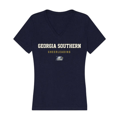 Georgia Southern - NCAA Cheerleading : Shamiya Carruthers - Women's V-Neck T-Shirt-0