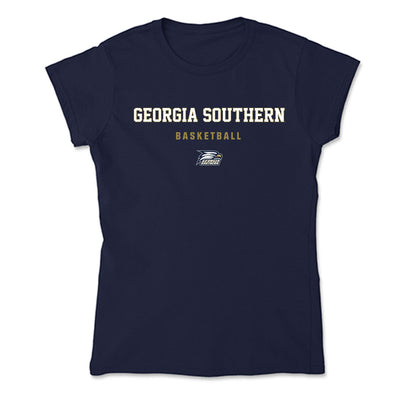 Georgia Southern - NCAA Men's Basketball : Eren Banks - Soft Style Women’s T-Shirt-0