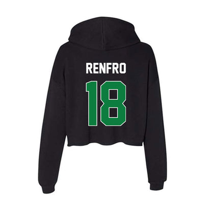 North Texas - NCAA Women's Soccer : Peyton Renfro - Women's Crop Fleece Hoodie-1