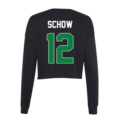 North Texas - NCAA Softball : Sofia Schow - Women's Cropped Crew Fleece-1