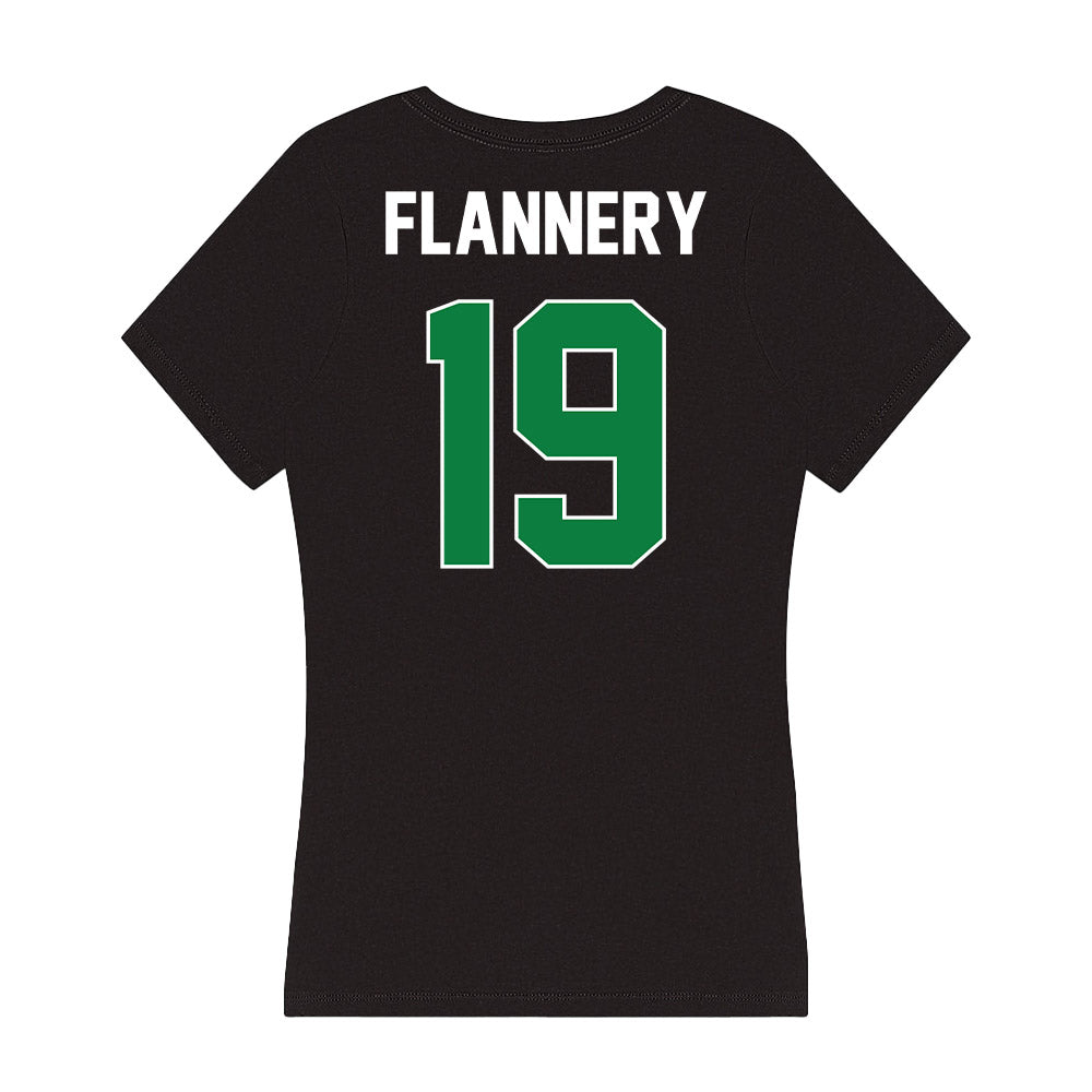 North Texas - NCAA Women's Soccer : Devyn Flannery - Women's V-Neck T-Shirt-1