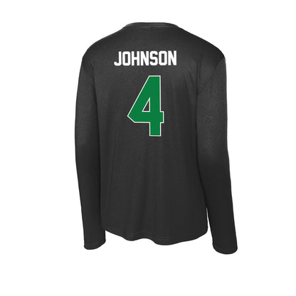 North Texas - NCAA Baseball : Kendyl Johnson - Activewear Long Sleeve T-Shirt-1