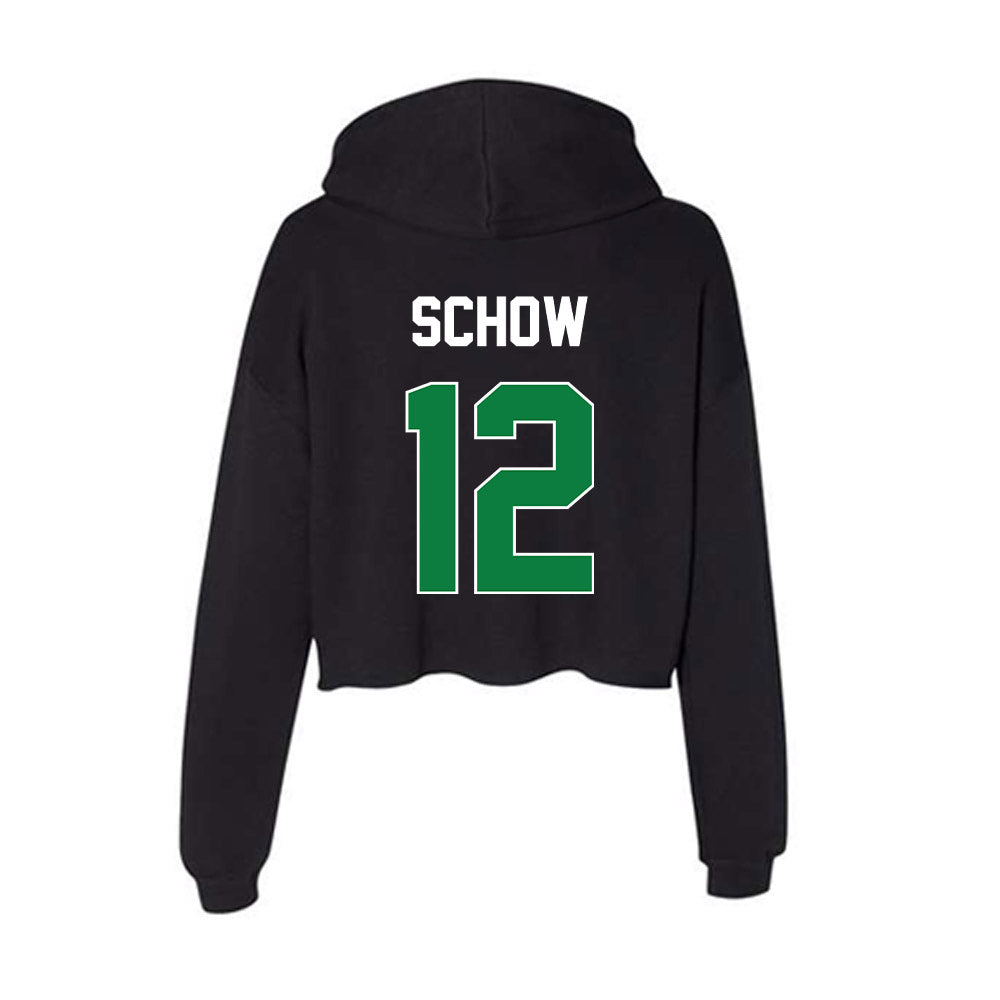 North Texas - NCAA Softball : Sofia Schow - Women's Crop Fleece Hoodie-1