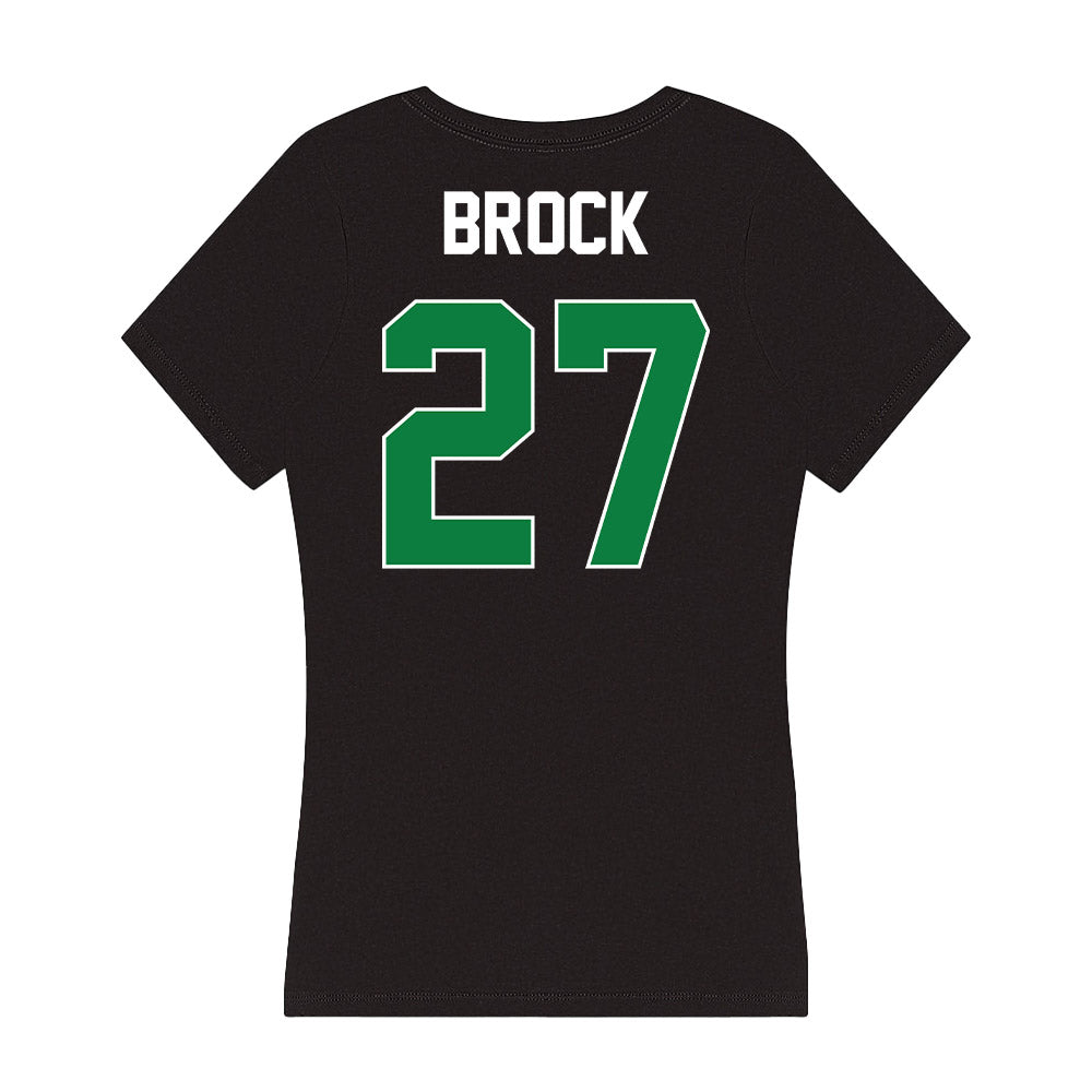 North Texas - NCAA Softball : Katy Brock - Women's V-Neck T-Shirt-1