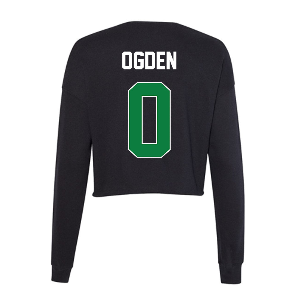 North Texas - NCAA Women's Soccer : Maddie Ogden - Women's Cropped Crew Fleece-1