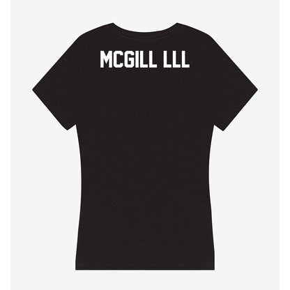 UNF - NCAA Men's Track & Field : Clarence McGill lll - Women's V-Neck T-Shirt-1