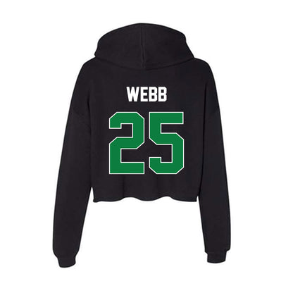 North Texas - NCAA Women's Soccer : Sarah Peyton Webb - Women's Crop Fleece Hoodie-1