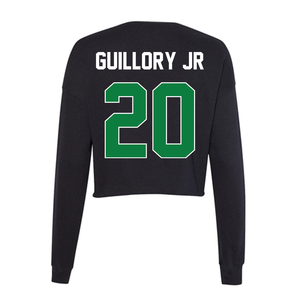 North Texas - NCAA Football : Alphie Guillory Jr - Women's Cropped Crew Fleece-1