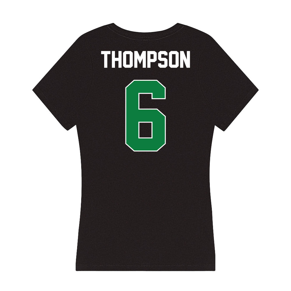 North Texas - NCAA Football : Loronzo Thompson - Women's V-Neck T-Shirt-1