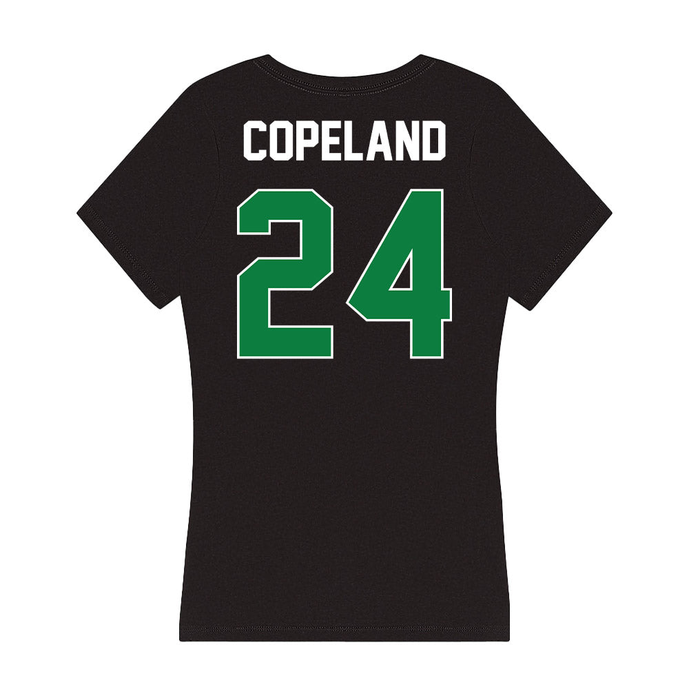 North Texas - NCAA Men's Basketball : Klayton Copeland - Women's V-Neck T-Shirt-1