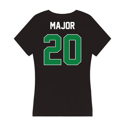 North Texas - NCAA Women's Soccer : Abigail Major - Women's V-Neck T-Shirt-1