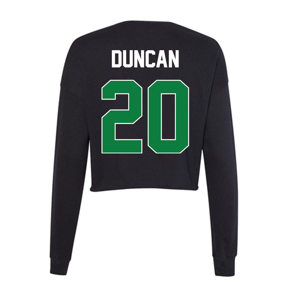 North Texas - NCAA Women's Basketball : Shamaryah Duncan - Women's Cropped Crew Fleece-1