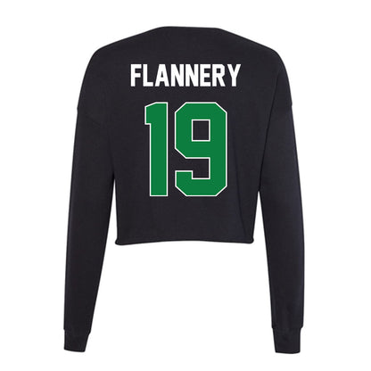 North Texas - NCAA Women's Soccer : Devyn Flannery - Women's Cropped Crew Fleece-1