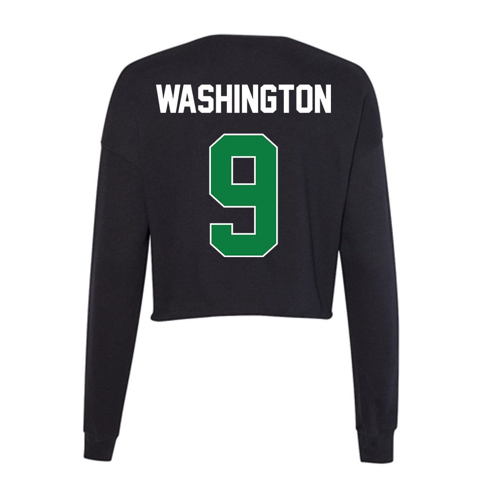 North Texas - NCAA Women's Volleyball : Alexa Washington - Women's Cropped Crew Fleece-1