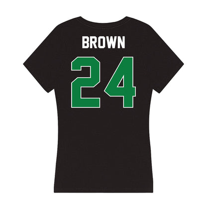 North Texas - NCAA Football : Chavez Brown - Women's V-Neck T-Shirt-1