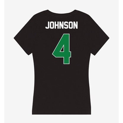 North Texas - NCAA Baseball : Kendyl Johnson - Women's V-Neck T-Shirt-1