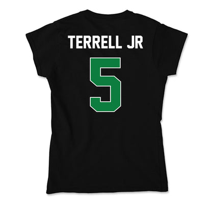 North Texas - NCAA Men's Basketball : david terrell jr - Soft Style Women’s T-Shirt-1