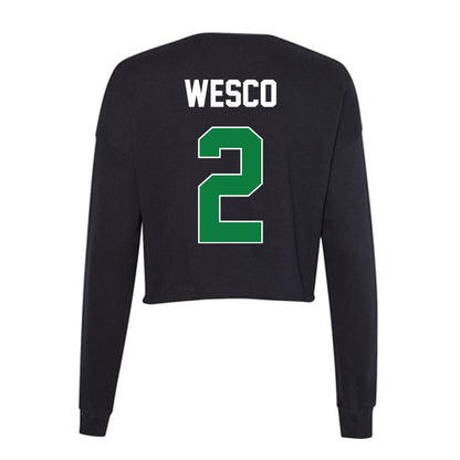 North Texas - NCAA Women's Soccer : Bailey Wesco - Women's Cropped Crew Fleece-1