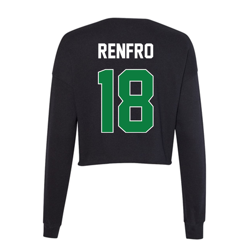 North Texas - NCAA Women's Soccer : Peyton Renfro - Women's Cropped Crew Fleece-1