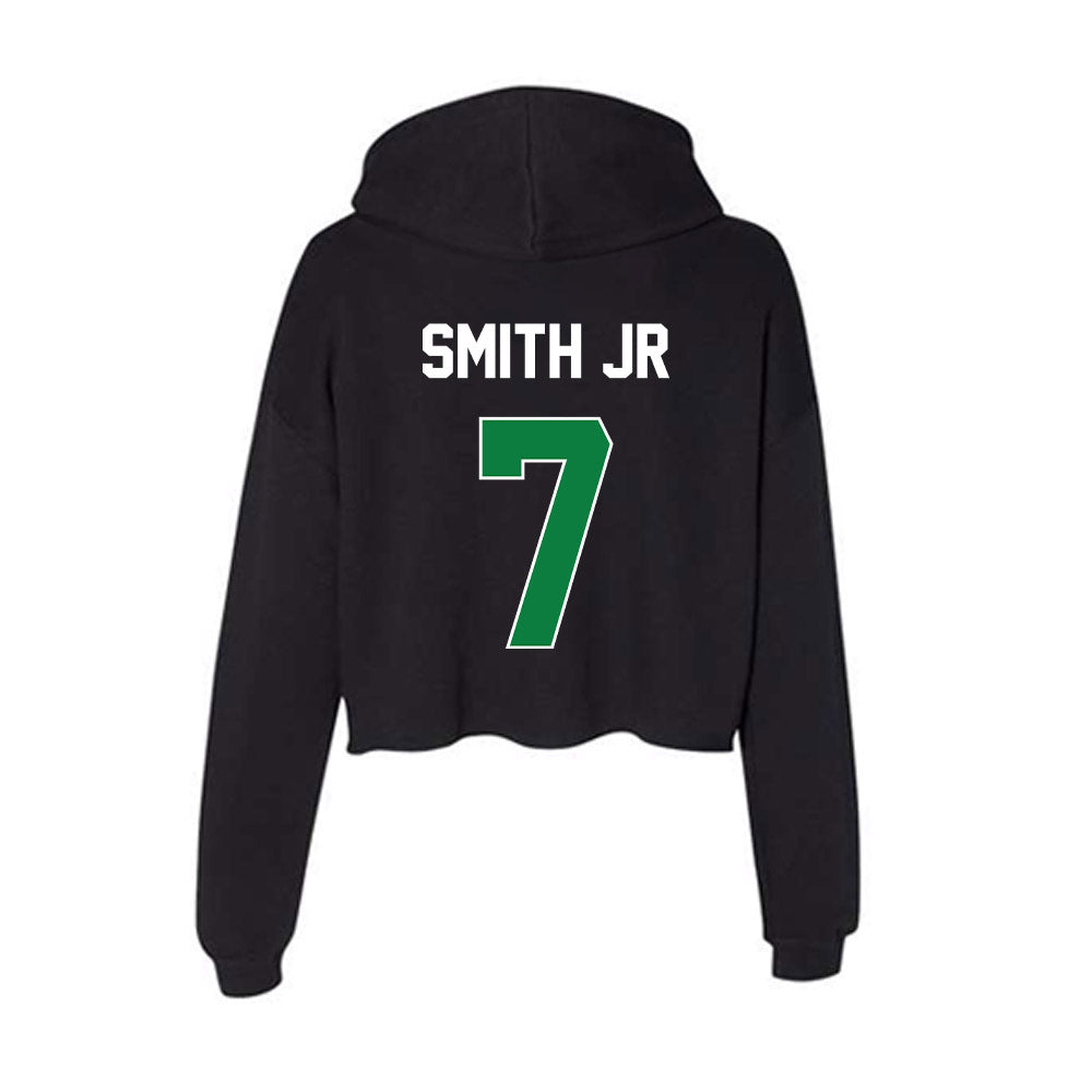 North Texas - NCAA Men's Basketball : Baron Smith Jr - Women's Crop Fleece Hoodie-1