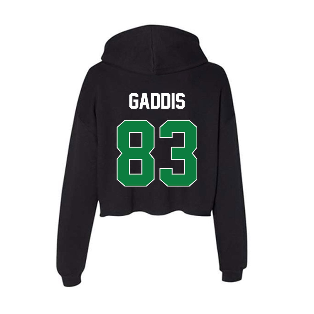 North Texas - NCAA Softball : Caydance Gaddis - Women's Crop Fleece Hoodie-1