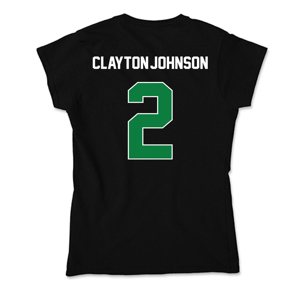 North Texas - NCAA Football : Shaadie Clayton-Johnson - Soft Style Women’s T-Shirt-1