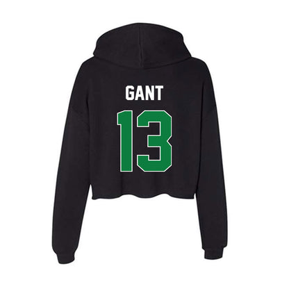 North Texas - NCAA Football : Chris Gant - Women's Crop Fleece Hoodie-1