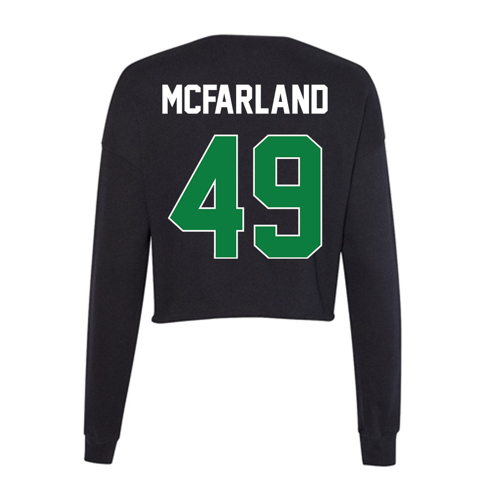 North Texas - NCAA Football : Kamdon McFarland - Women's Cropped Crew Fleece-1