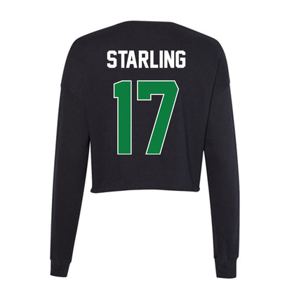 North Texas - NCAA Football : Taylor Starling - Women's Cropped Crew Fleece-1