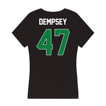 North Texas - NCAA Football : Harrison Dempsey - Women's V-Neck T-Shirt-1