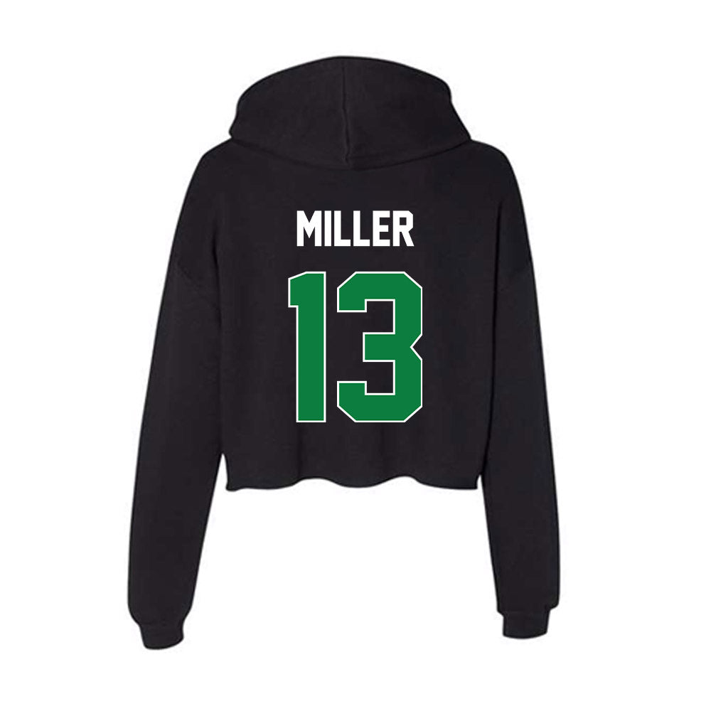 North Texas - NCAA Women's Soccer : Alexis Miller - Women's Crop Fleece Hoodie-1