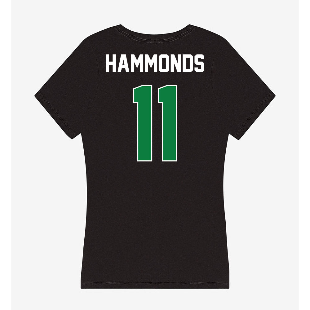 North Texas - NCAA Football : Quinton Hammonds - Women's V-Neck T-Shirt-1