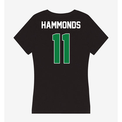 North Texas - NCAA Football : Quinton Hammonds - Women's V-Neck T-Shirt-1