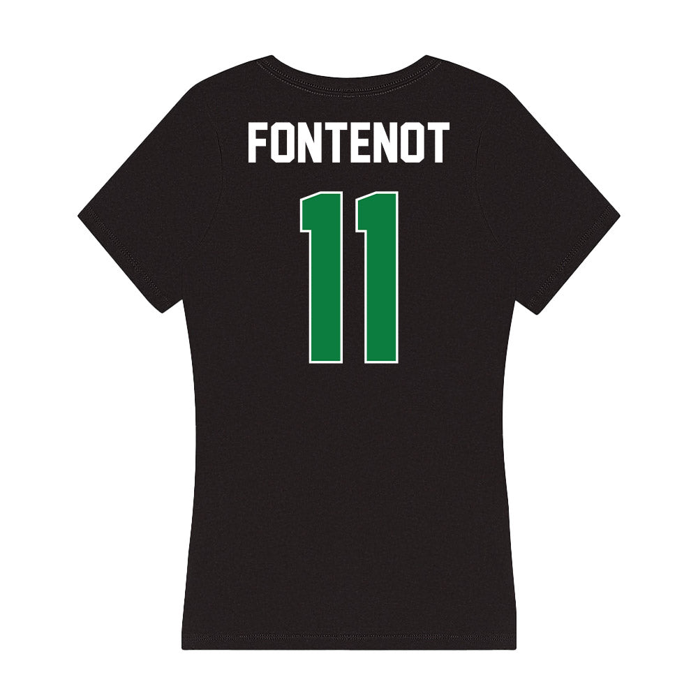 North Texas - NCAA Women's Volleyball : Victoria Fontenot - Women's V-Neck T-Shirt-1