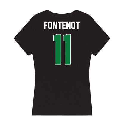 North Texas - NCAA Women's Volleyball : Victoria Fontenot - Women's V-Neck T-Shirt-1