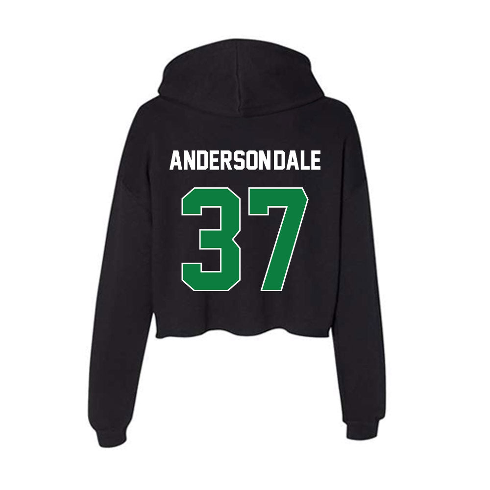 North Texas - NCAA Football : Kabriel Anderson-Dale - Women's Crop Fleece Hoodie-1