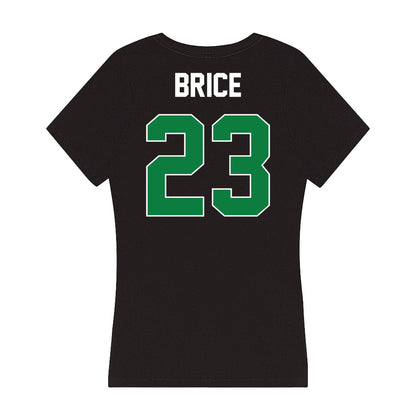 North Texas - NCAA Football : Xavion Brice - Women's V-Neck T-Shirt-1