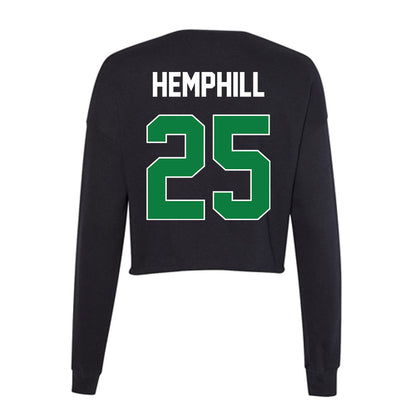 North Texas - NCAA Women's Volleyball : Riley Hemphill - Women's Cropped Crew Fleece-1