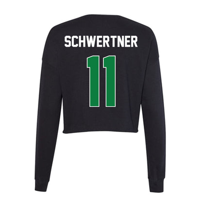 North Texas - NCAA Women's Soccer : Meghan Schwertner - Women's Cropped Crew Fleece-1