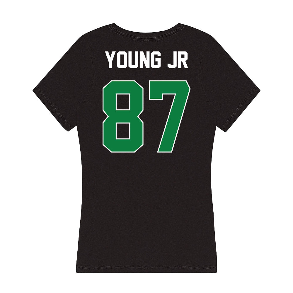 North Texas - NCAA Football : Brandon Young Jr - Women's V-Neck T-Shirt-1