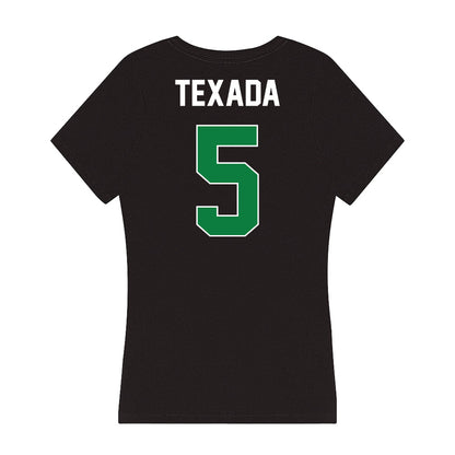 North Texas - NCAA Football : Ridge Texada - Women's V-Neck T-Shirt-1