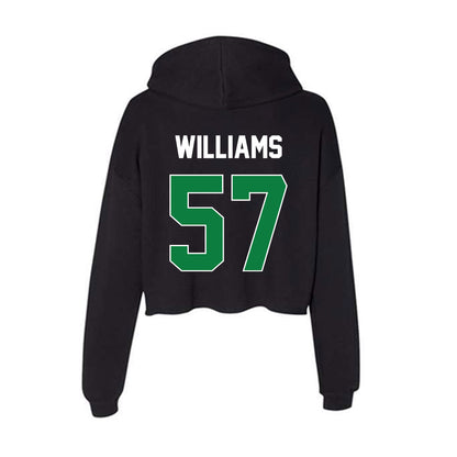 North Texas - NCAA Football : Austin Williams - Women's Crop Fleece Hoodie-1