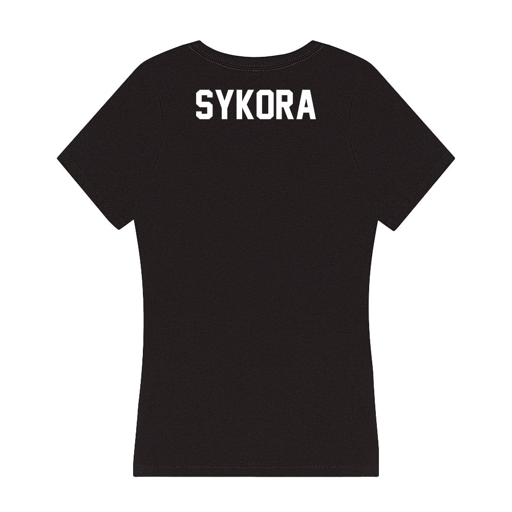 North Texas - NCAA Women's Track & Field : Addison Sykora - Women's V-Neck T-Shirt-1