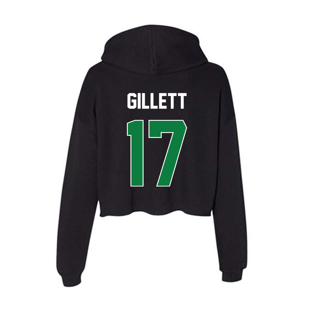 North Texas - NCAA Women's Volleyball : Susan Gillett - Women's Crop Fleece Hoodie-1