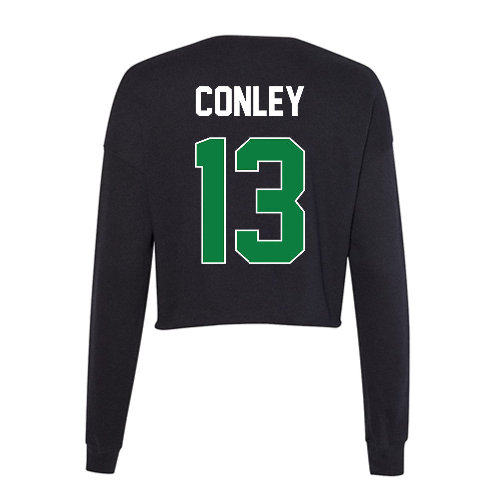 North Texas - NCAA Softball : Madison Conley - Women's Cropped Crew Fleece-1