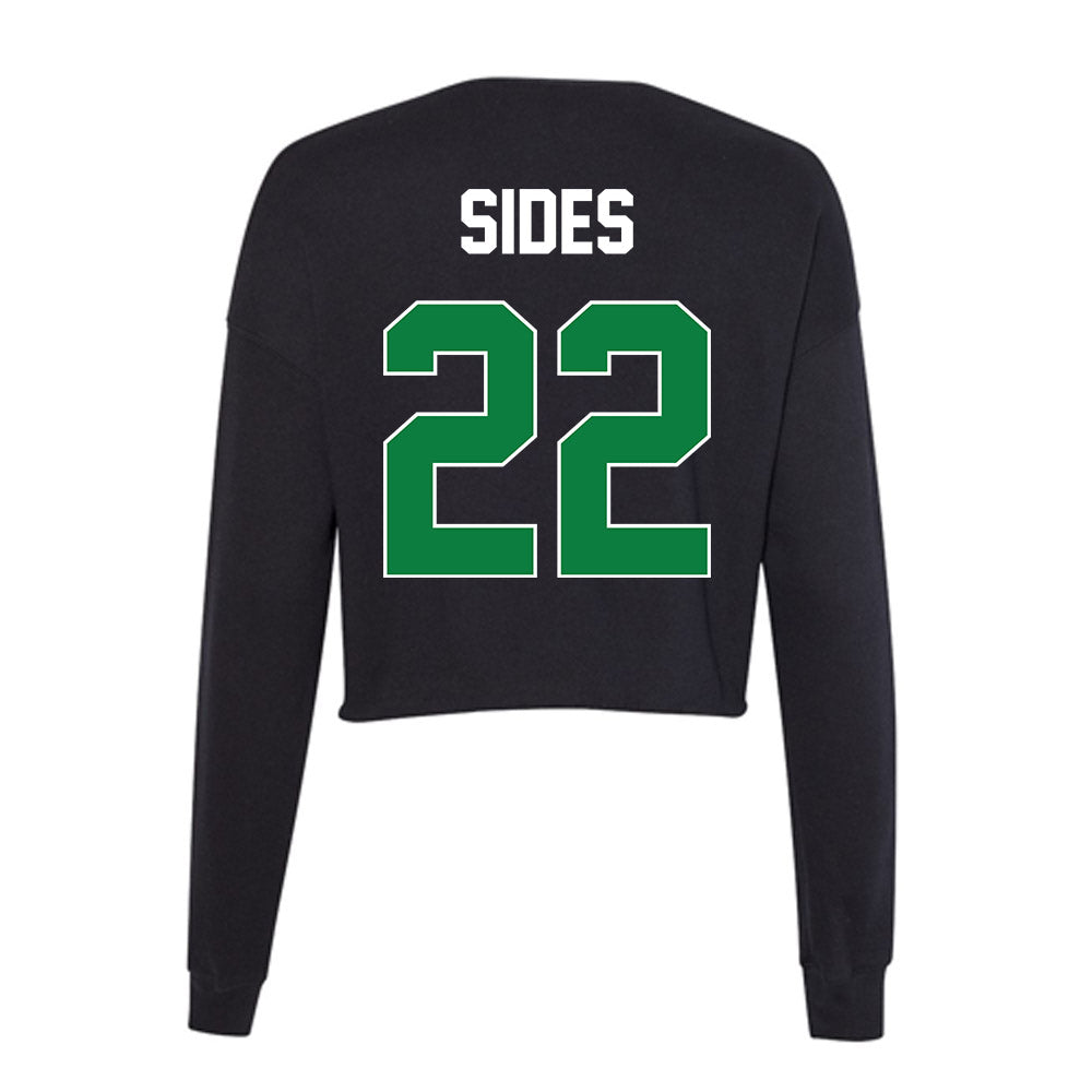 North Texas - NCAA Football : Landon Sides - Women's Cropped Crew Fleece-1